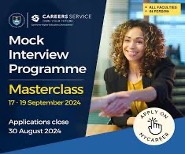 Mock Interview Programme flyer